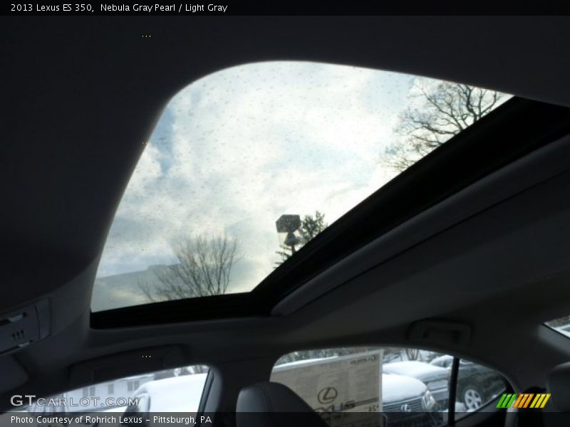Nebula Gray Pearl / Light Gray 2013 Lexus ES 350