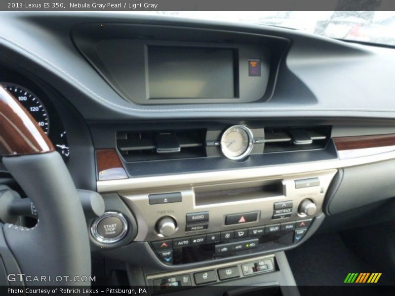 Nebula Gray Pearl / Light Gray 2013 Lexus ES 350