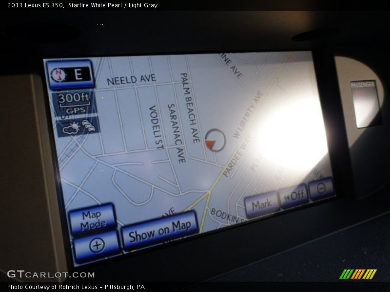 Starfire White Pearl / Light Gray 2013 Lexus ES 350