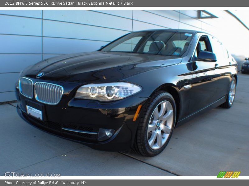 Black Sapphire Metallic / Black 2013 BMW 5 Series 550i xDrive Sedan