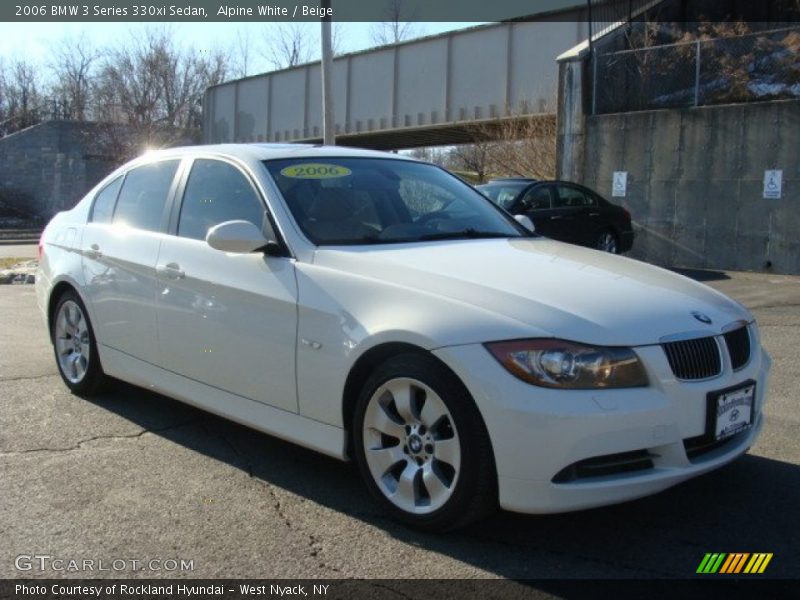 Alpine White / Beige 2006 BMW 3 Series 330xi Sedan