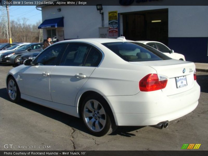 Alpine White / Beige 2006 BMW 3 Series 330xi Sedan