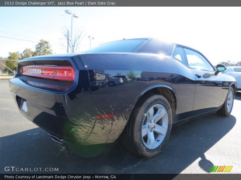 Jazz Blue Pearl / Dark Slate Gray 2013 Dodge Challenger SXT