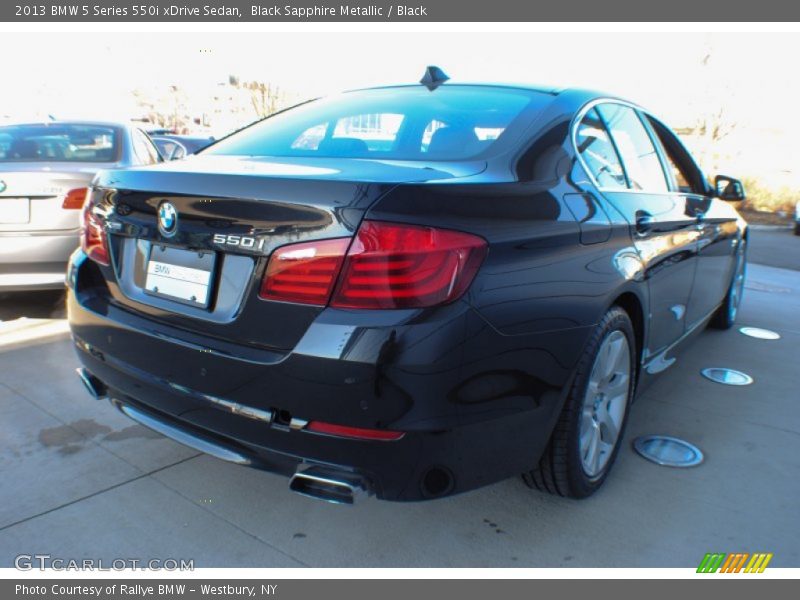Black Sapphire Metallic / Black 2013 BMW 5 Series 550i xDrive Sedan
