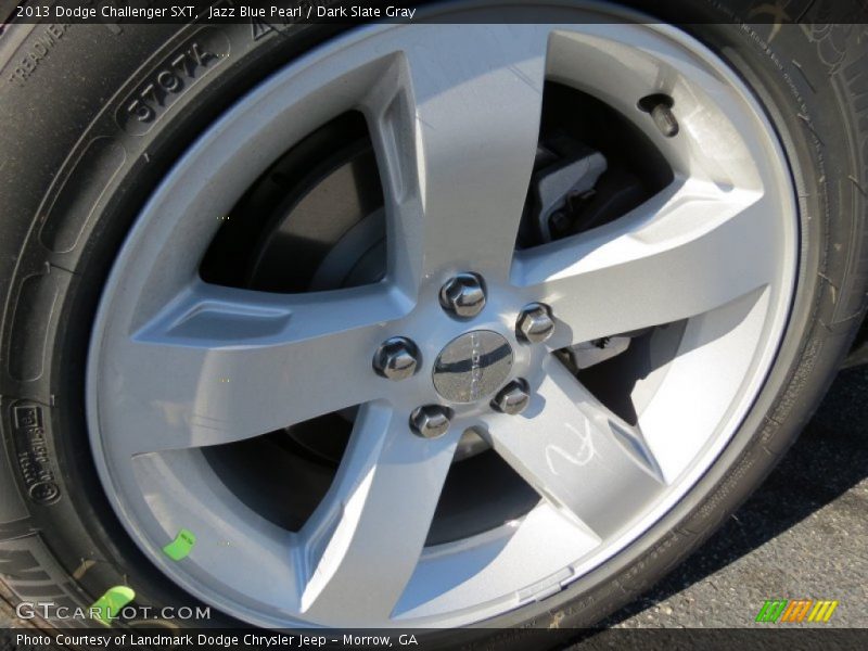 Jazz Blue Pearl / Dark Slate Gray 2013 Dodge Challenger SXT