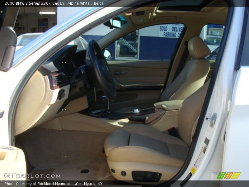 Alpine White / Beige 2006 BMW 3 Series 330xi Sedan