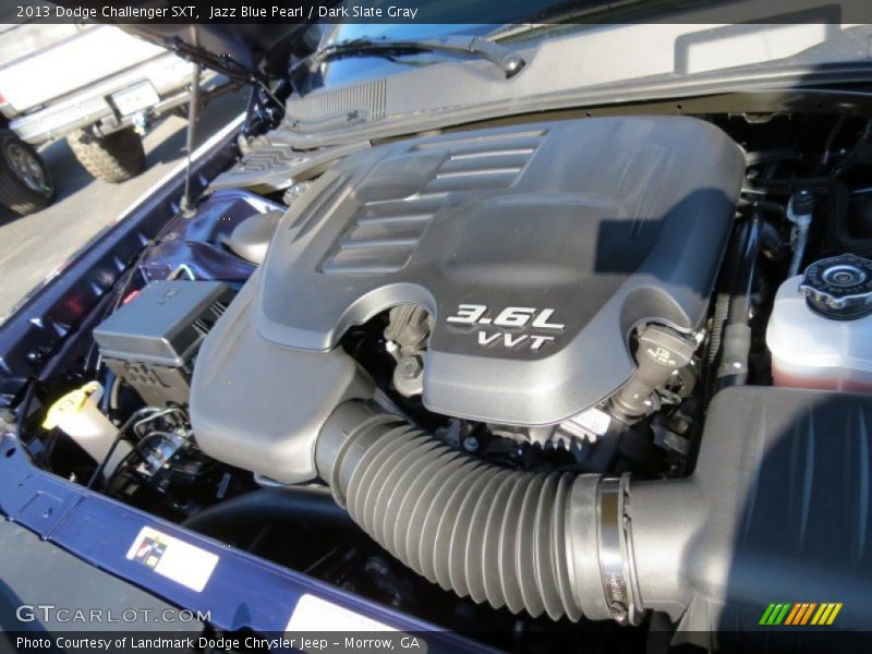 Jazz Blue Pearl / Dark Slate Gray 2013 Dodge Challenger SXT