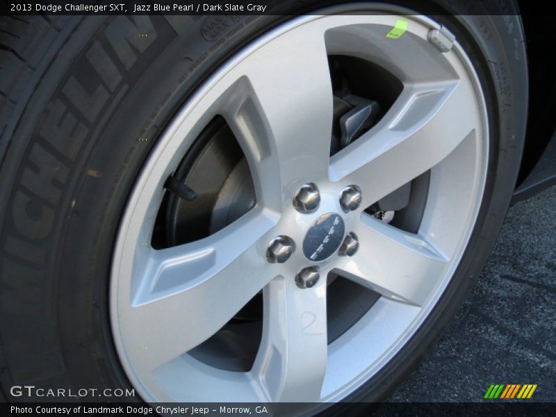 Jazz Blue Pearl / Dark Slate Gray 2013 Dodge Challenger SXT