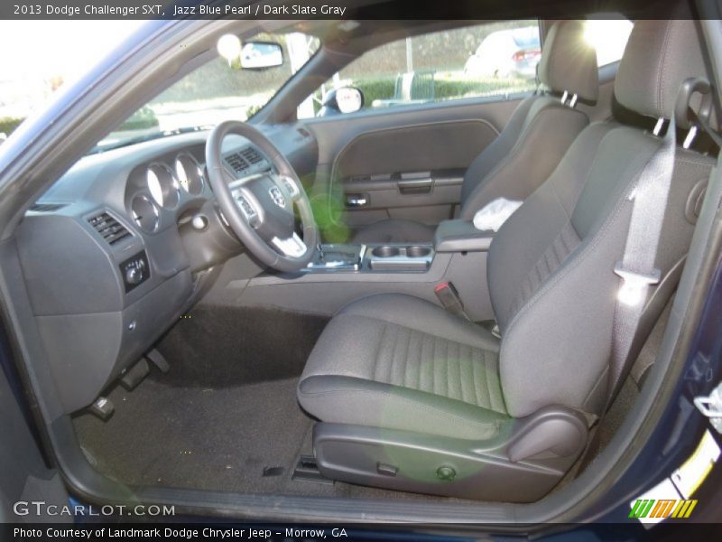 Jazz Blue Pearl / Dark Slate Gray 2013 Dodge Challenger SXT