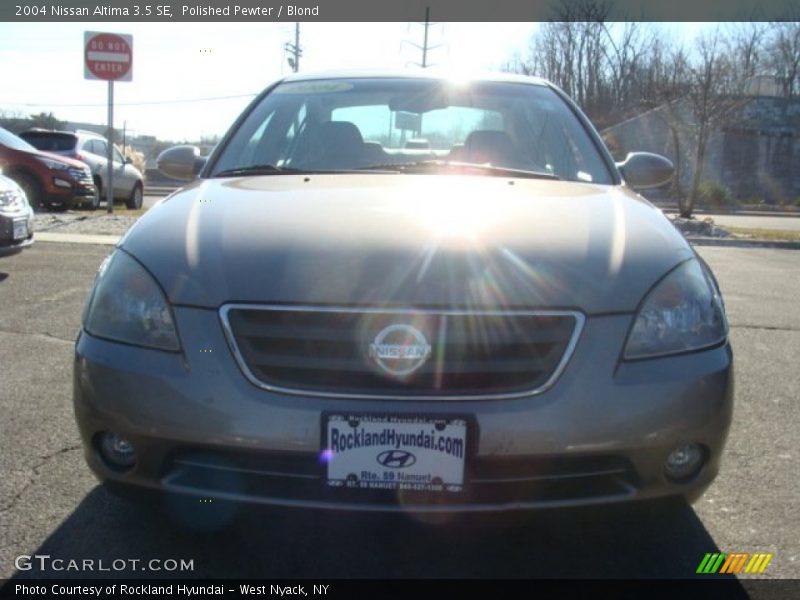 Polished Pewter / Blond 2004 Nissan Altima 3.5 SE