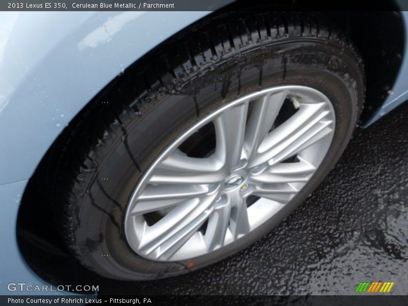 Cerulean Blue Metallic / Parchment 2013 Lexus ES 350