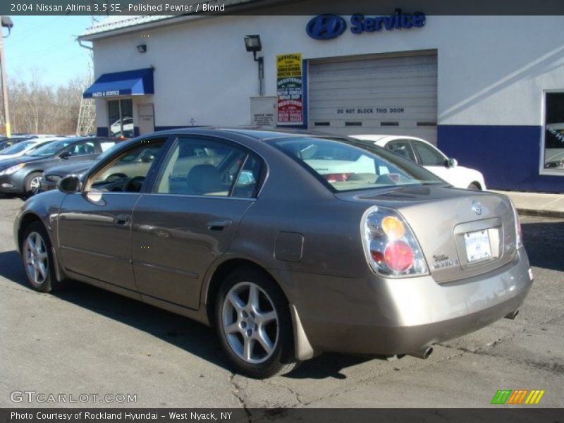 Polished Pewter / Blond 2004 Nissan Altima 3.5 SE
