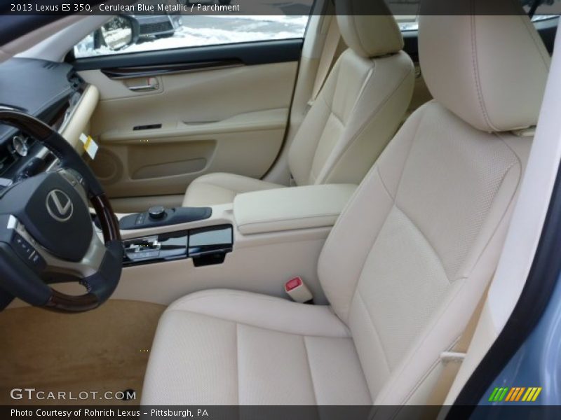 Cerulean Blue Metallic / Parchment 2013 Lexus ES 350