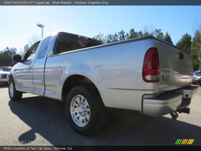 Silver Metallic / Medium Graphite Grey 2003 Ford F150 XLT SuperCab