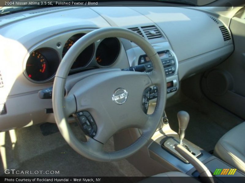 Polished Pewter / Blond 2004 Nissan Altima 3.5 SE