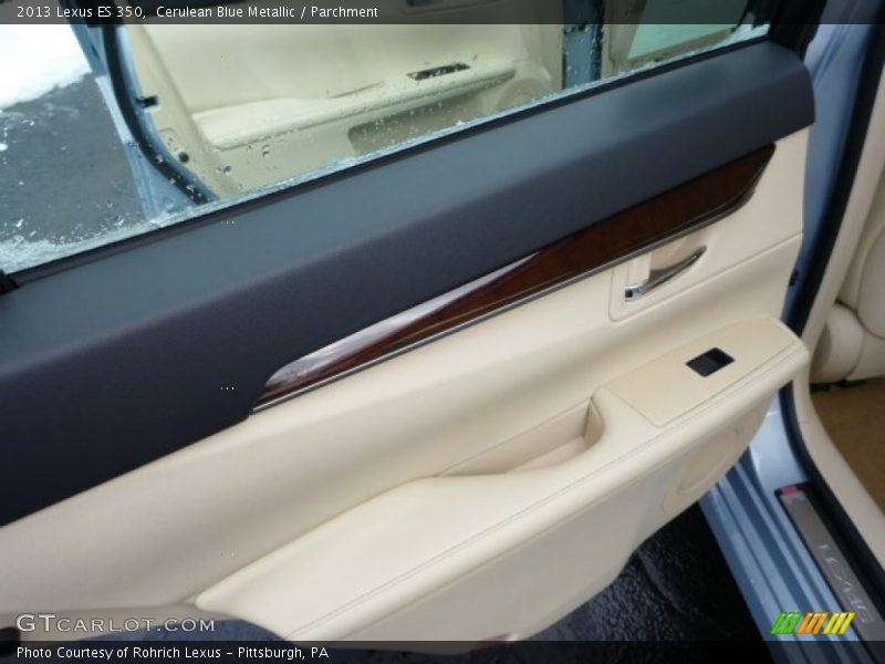 Cerulean Blue Metallic / Parchment 2013 Lexus ES 350