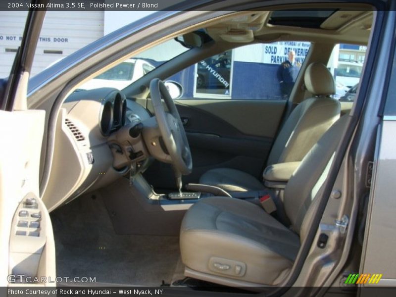 Polished Pewter / Blond 2004 Nissan Altima 3.5 SE