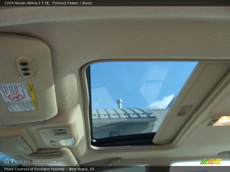 Polished Pewter / Blond 2004 Nissan Altima 3.5 SE