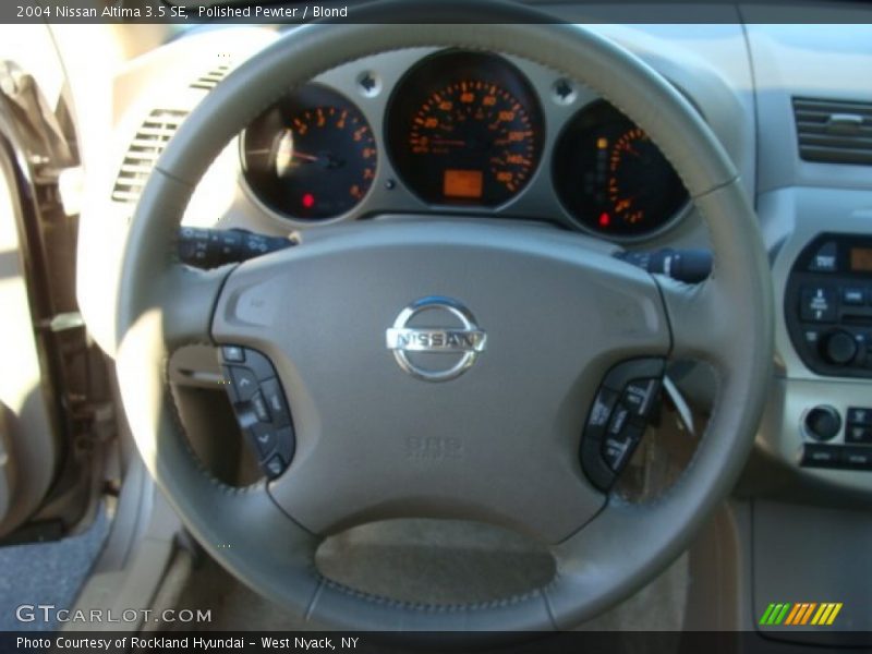 Polished Pewter / Blond 2004 Nissan Altima 3.5 SE