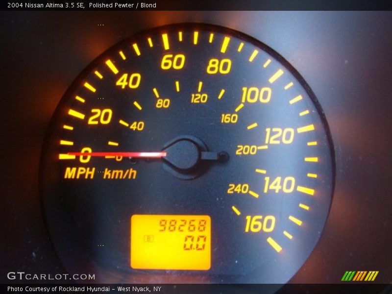 Polished Pewter / Blond 2004 Nissan Altima 3.5 SE