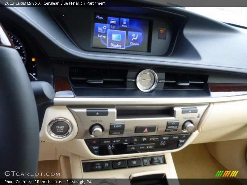 Cerulean Blue Metallic / Parchment 2013 Lexus ES 350