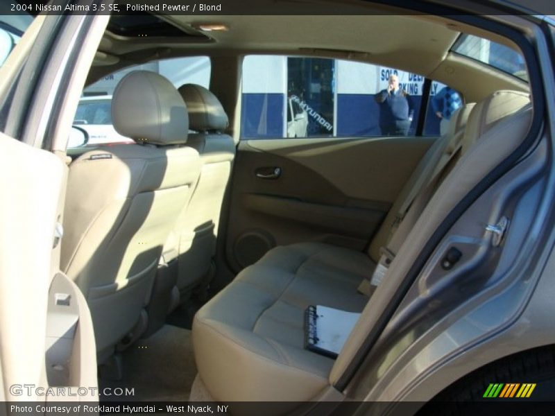 Polished Pewter / Blond 2004 Nissan Altima 3.5 SE