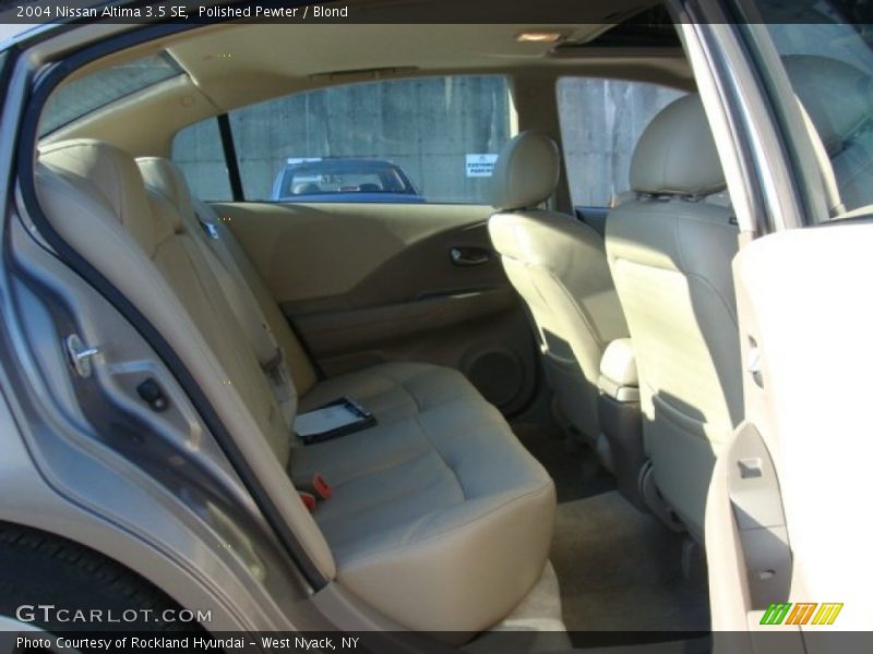Polished Pewter / Blond 2004 Nissan Altima 3.5 SE