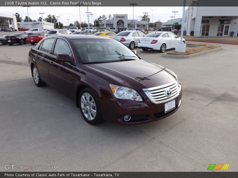 Cassis Red Pearl / Ivory Beige 2008 Toyota Avalon XLS