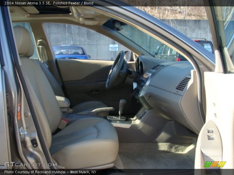 Polished Pewter / Blond 2004 Nissan Altima 3.5 SE