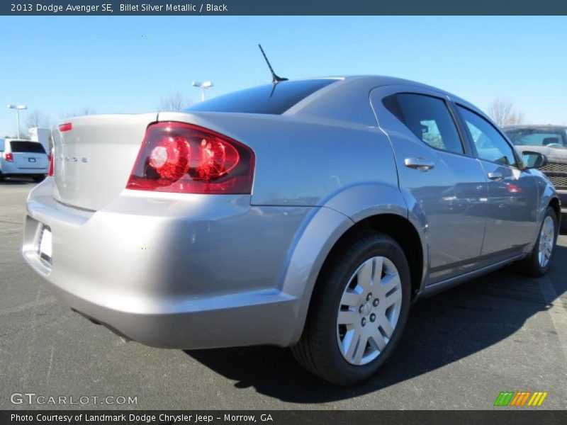 Billet Silver Metallic / Black 2013 Dodge Avenger SE