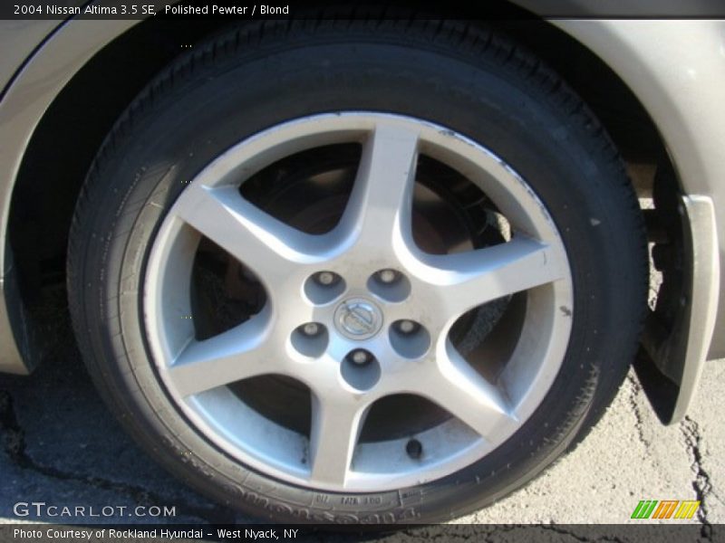 Polished Pewter / Blond 2004 Nissan Altima 3.5 SE