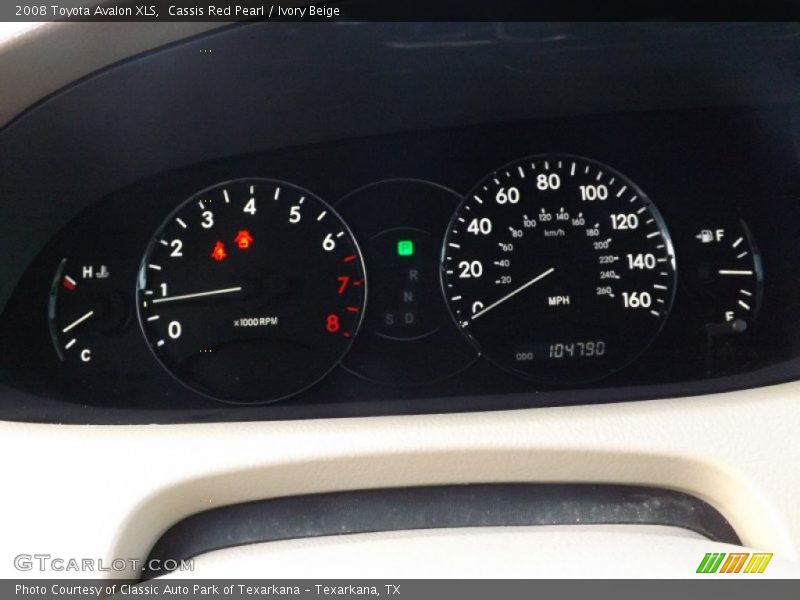 Cassis Red Pearl / Ivory Beige 2008 Toyota Avalon XLS
