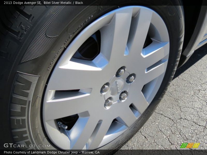Billet Silver Metallic / Black 2013 Dodge Avenger SE