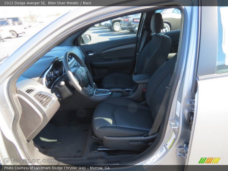 Billet Silver Metallic / Black 2013 Dodge Avenger SE