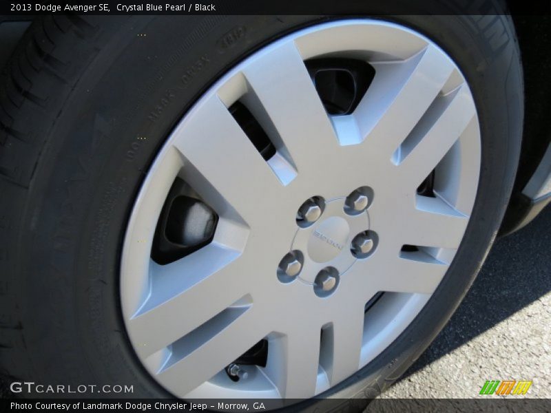 Crystal Blue Pearl / Black 2013 Dodge Avenger SE