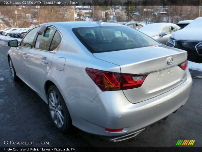Liquid Platinum / Black 2013 Lexus GS 350 AWD