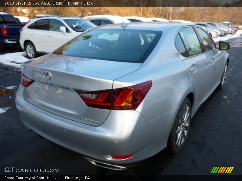 Liquid Platinum / Black 2013 Lexus GS 350 AWD