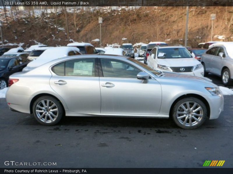 Liquid Platinum / Black 2013 Lexus GS 350 AWD