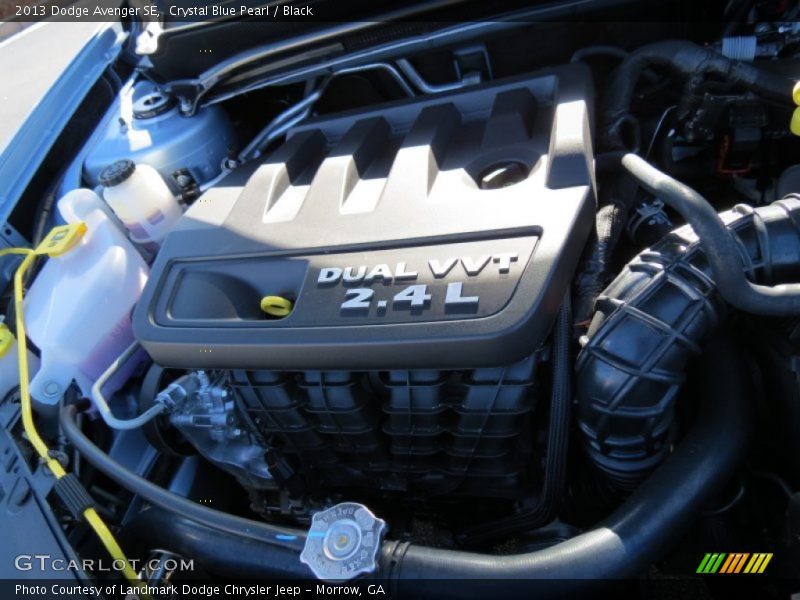 Crystal Blue Pearl / Black 2013 Dodge Avenger SE