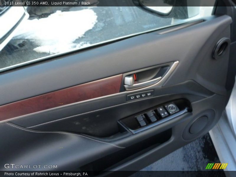 Liquid Platinum / Black 2013 Lexus GS 350 AWD