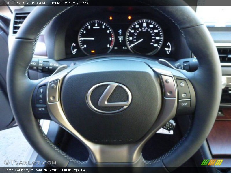 Liquid Platinum / Black 2013 Lexus GS 350 AWD