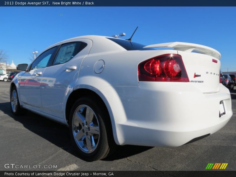 New Bright White / Black 2013 Dodge Avenger SXT