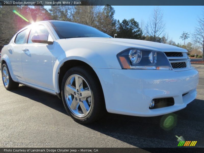 New Bright White / Black 2013 Dodge Avenger SXT