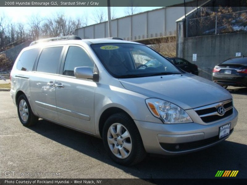 Stardust Silver / Gray 2008 Hyundai Entourage GLS