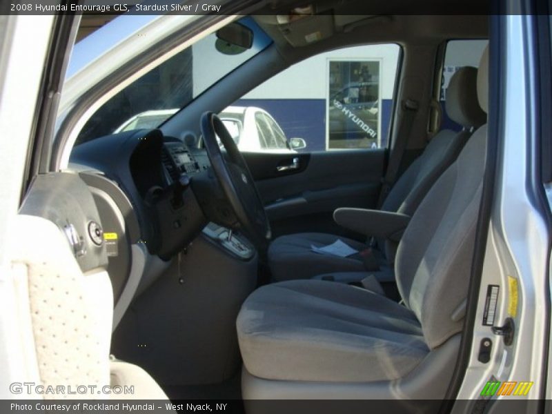 Stardust Silver / Gray 2008 Hyundai Entourage GLS