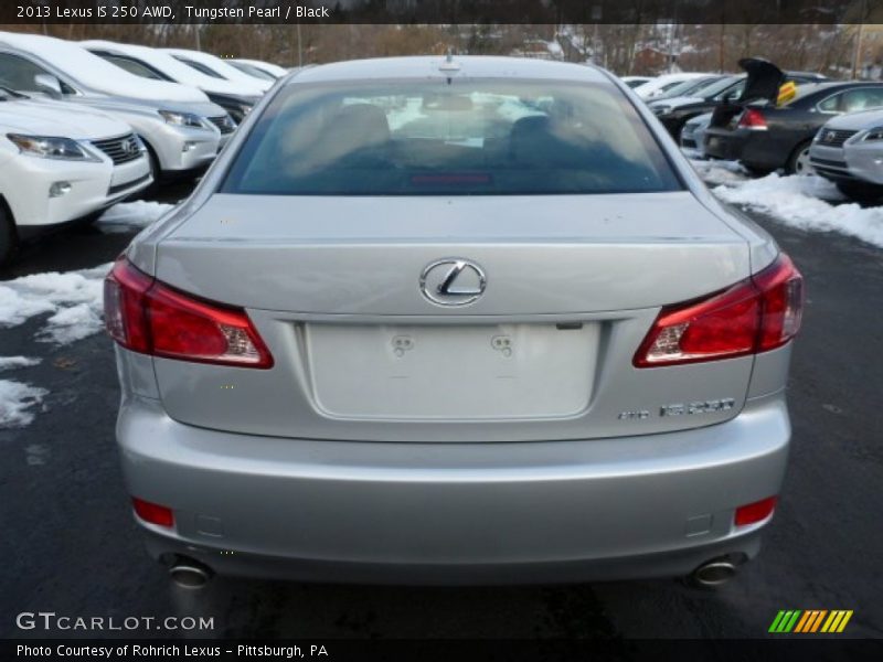 Tungsten Pearl / Black 2013 Lexus IS 250 AWD