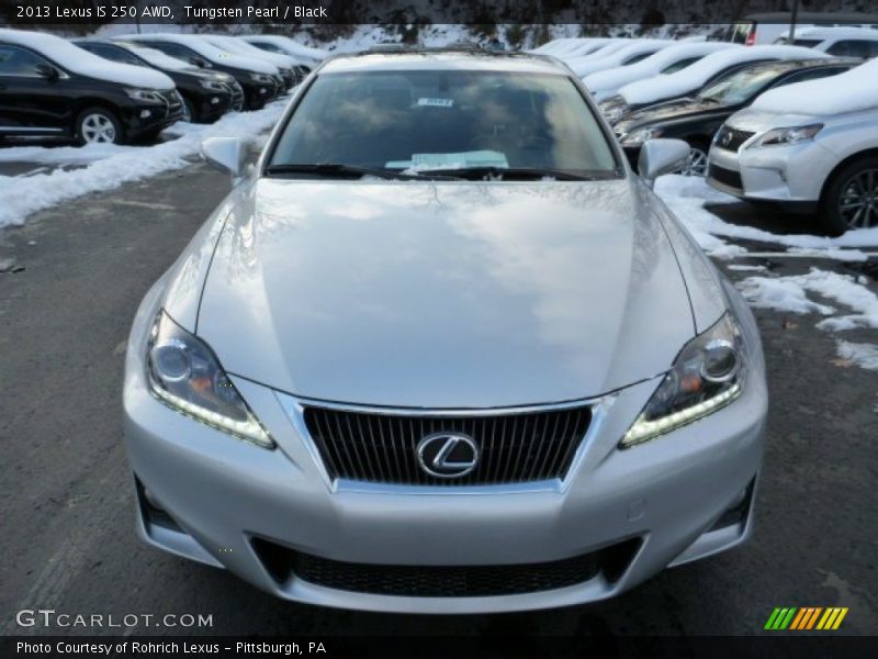 Tungsten Pearl / Black 2013 Lexus IS 250 AWD