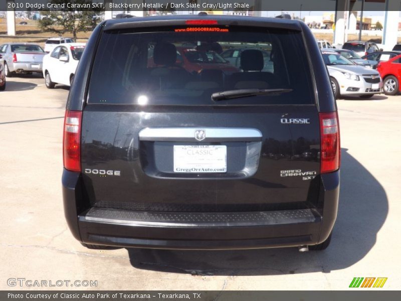 Blackberry Metallic / Dark Slate Gray/Light Shale 2010 Dodge Grand Caravan SXT