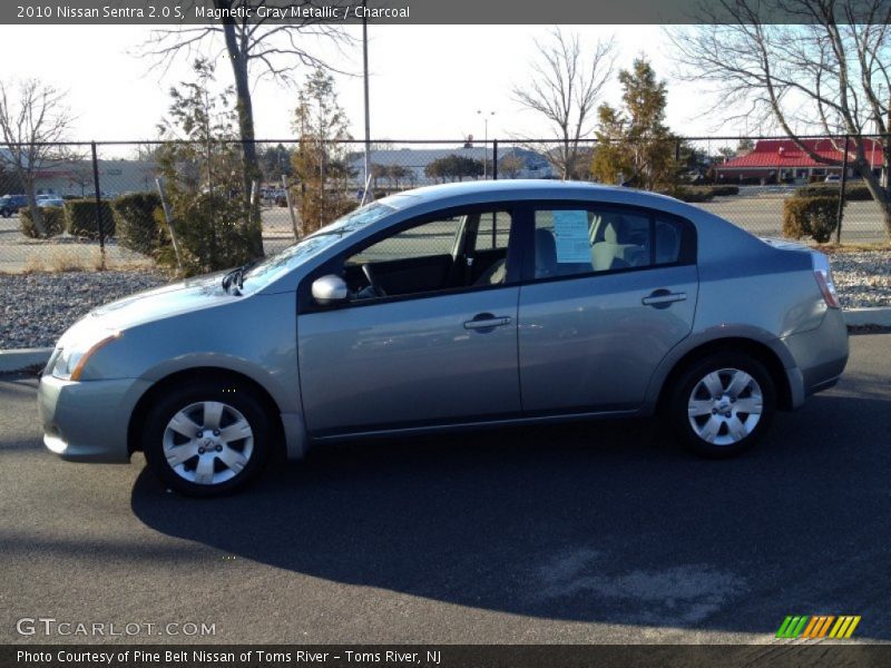 Magnetic Gray Metallic / Charcoal 2010 Nissan Sentra 2.0 S