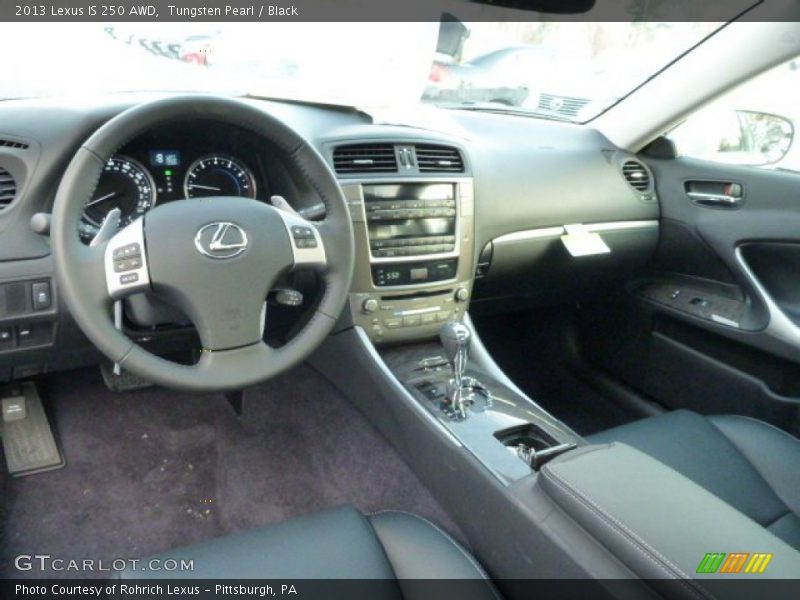  2013 IS 250 AWD Black Interior